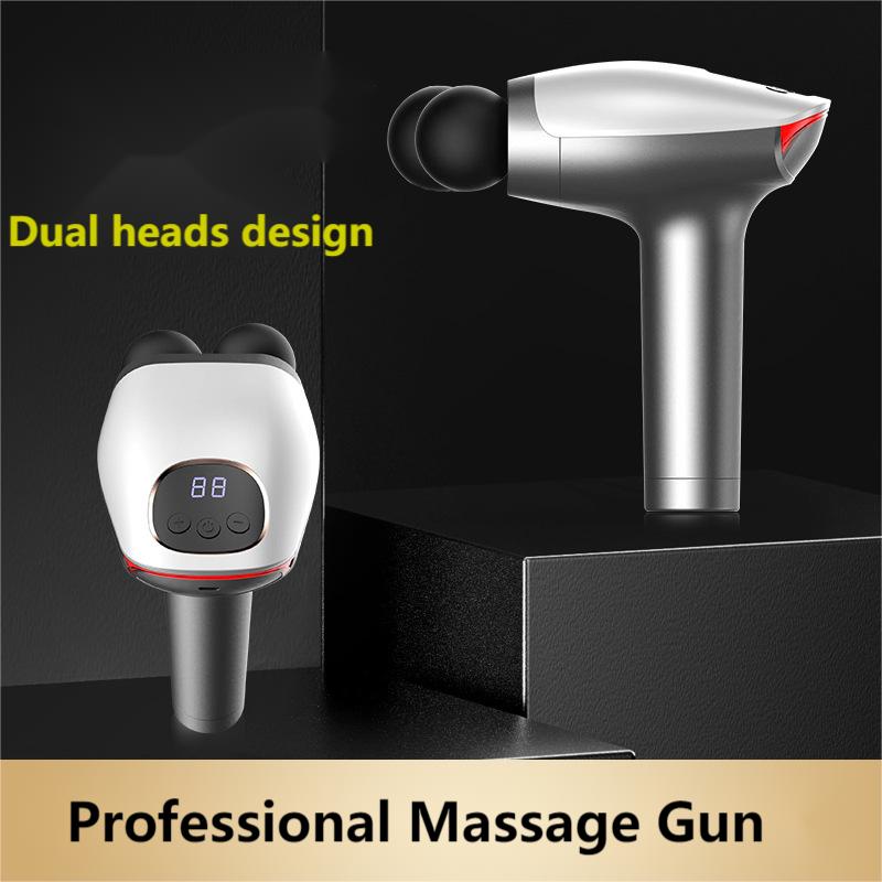 Massage Gun Deep Tissue with dual heads